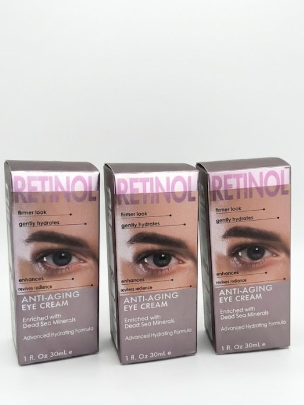 Retinol Eye Cream 3 Pack Anti-Aging
